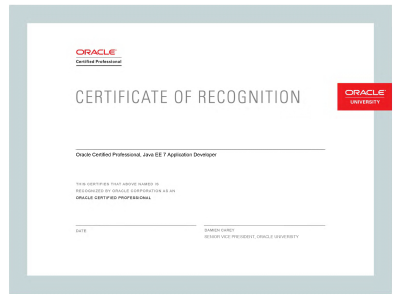 Oracle Java 國際認證